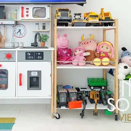 דירה View - By Metro, Kids Room, Huge Terrace, 2 Garages, Ps5, Playground, Bbq, 24h Security